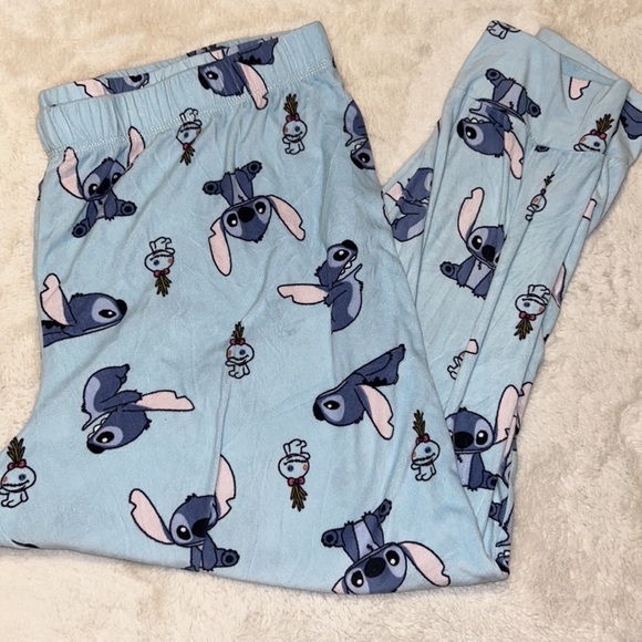2X Disney Stitch fleece pajama set - Picture 4 of 4
